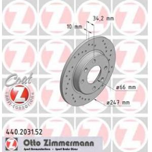 спирачен диск ZIMMERMANN 440.2031.52 