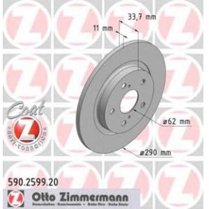 спирачен диск ZIMMERMANN 590.2599.20