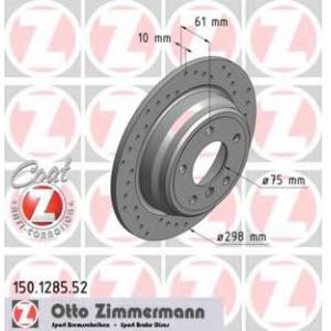 спирачен диск ZIMMERMANN 150.1285.52 