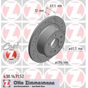 спирачен диск ZIMMERMANN 430.1471.52 