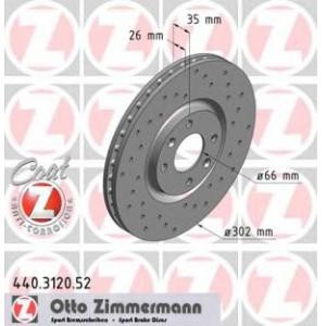 спирачен диск ZIMMERMANN 440.3120.52 