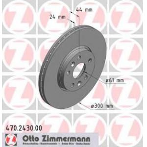 спирачен диск ZIMMERMANN 470.2430.00 