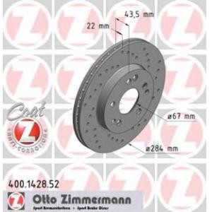 спирачен диск ZIMMERMANN 400.1428.52 