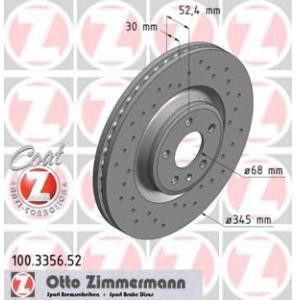 спирачен диск ZIMMERMANN 100.3356.52 