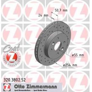 спирачен диск ZIMMERMANN 320.3802.52 