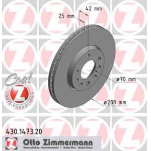 спирачен диск ZIMMERMANN 430.1473.20