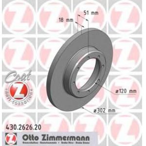 спирачен диск ZIMMERMANN 430.2626.20