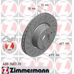 спирачен диск ZIMMERMANN 400.3607.20 