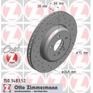 спирачен диск ZIMMERMANN 150.3483.52