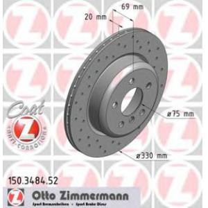 спирачен диск ZIMMERMANN 150.3484.52
