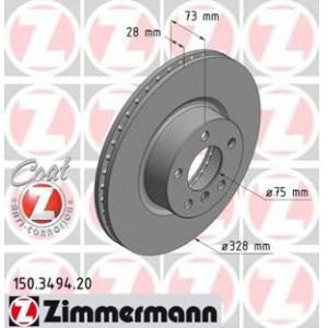 спирачен диск ZIMMERMANN 150.3494.20