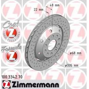 спирачен диск ZIMMERMANN 100.3342.70 