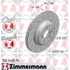 спирачен диск ZIMMERMANN 150.3460.70