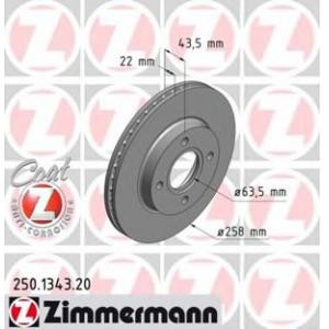 спирачен диск ZIMMERMANN 250.1343.20