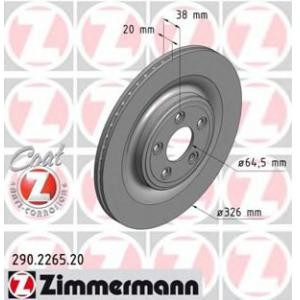 спирачен диск ZIMMERMANN 290.2265.20