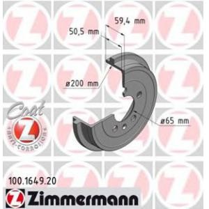 спирачен барабан ZIMMERMANN 100.1649.20
