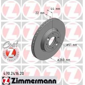 спирачен диск ZIMMERMANN 470.2416.20