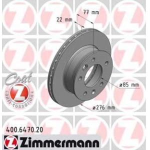спирачен диск ZIMMERMANN 400.6470.20 