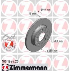 спирачен диск ZIMMERMANN 100.1244.20