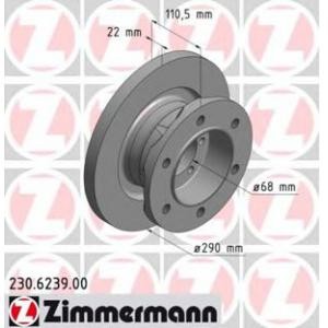спирачен диск ZIMMERMANN 230.6239.00 