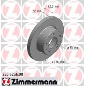 спирачен диск ZIMMERMANN 230.6256.00 