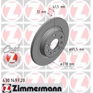 спирачен диск ZIMMERMANN 430.1497.20