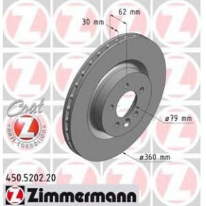спирачен диск ZIMMERMANN 450.5202.20
