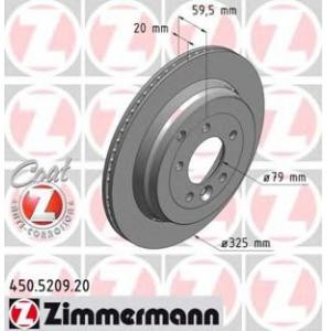 спирачен диск ZIMMERMANN 450.5209.20