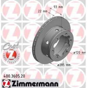 спирачен диск ZIMMERMANN 400.3605.20 
