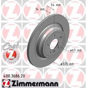 спирачен диск ZIMMERMANN 400.3686.20
