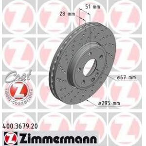 спирачен диск ZIMMERMANN 400.3679.20