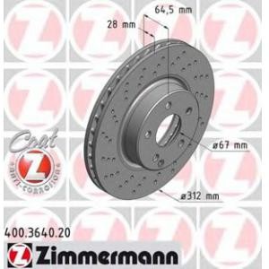 спирачен диск ZIMMERMANN 400.3640.20
