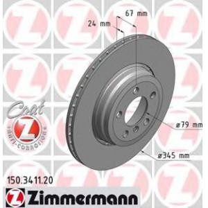 спирачен диск ZIMMERMANN 150.3411.20 