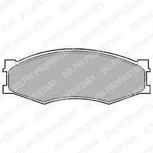 накладки DELPHI LP358 
