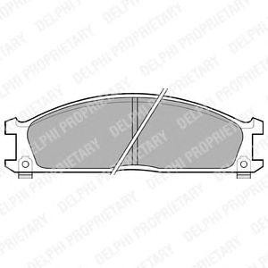 накладки DELPHI LP543