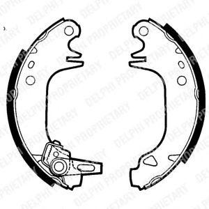 комплект спирачни челюсти DELPHI LS1423