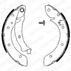 комплект спирачни челюсти DELPHI LS1838 