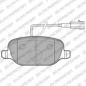 накладки DELPHI LP2223