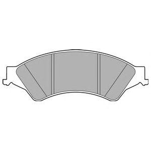 накладки DELPHI LP2484 