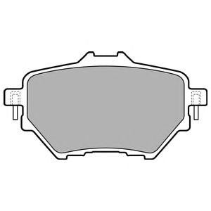 накладки DELPHI LP2505 