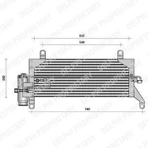 радиатор за климатик DELPHI TSP0225004