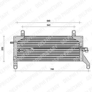 радиатор за климатик DELPHI TSP0225005