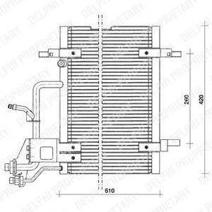 радиатор за климатик DELPHI TSP0225011 