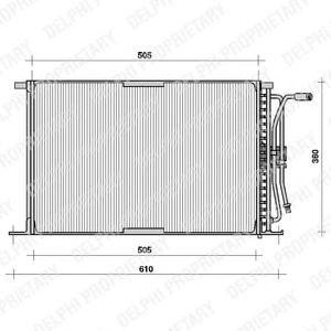 радиатор за климатик DELPHI TSP0225026