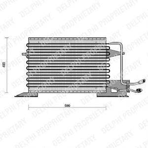 радиатор за климатик DELPHI TSP0225028 