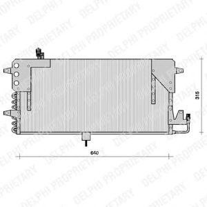 радиатор за климатик DELPHI TSP0225073