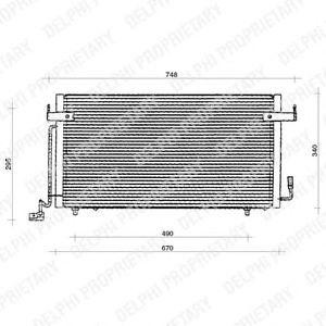 радиатор за климатик DELPHI TSP0225117