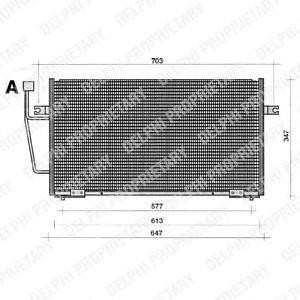 радиатор за климатик DELPHI TSP0225204 