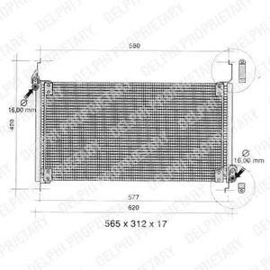 радиатор за климатик DELPHI TSP0225264 