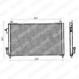 радиатор за климатик DELPHI TSP0225357